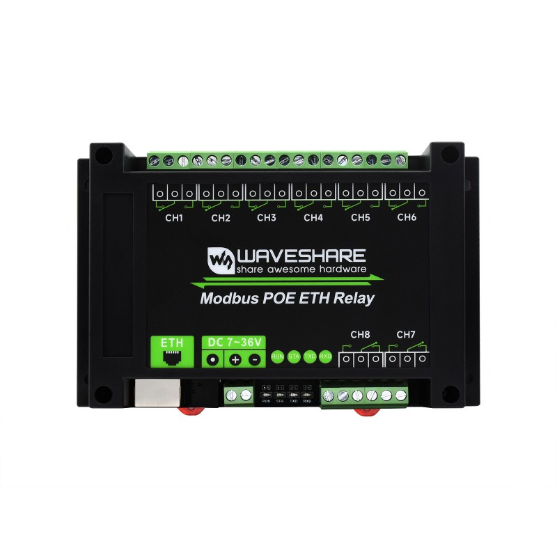 Waveshare 8ch Modbus Relay Driver